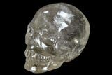 Carved, Smoky Quartz Crystal Skull #108761-3